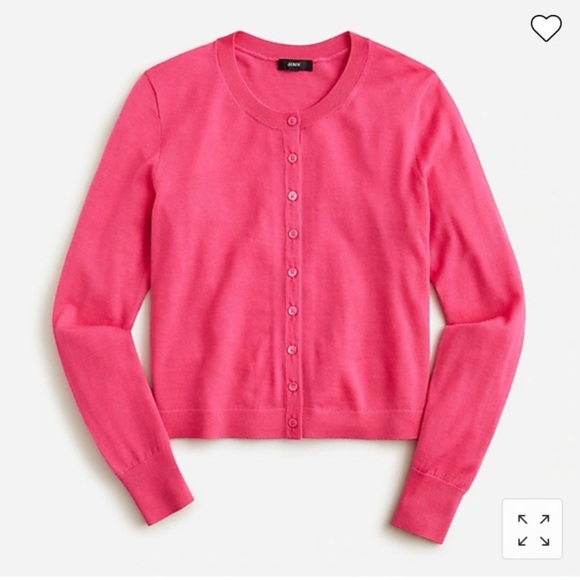 J. Crew Sweaters - J. Crew Classic merino wool cardigan sweater Pink